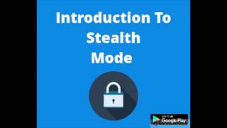 How to open Anti-Theft Screen Lock in stealth mode?