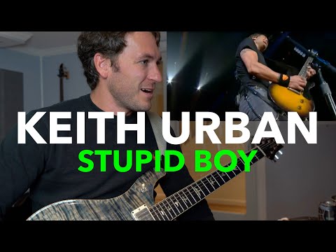 Guitar Teacher REACTS: Keith Urban "Stupid Boy" LIVE