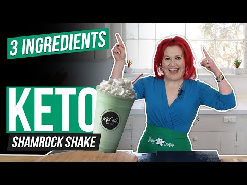 McDonalds Shamrock Shake: Healthy, Low Carb Keto Edition (3 Ingredient KETO SHAKE you'll LOVE!)