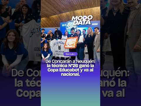 De Concarán a Neuquén: la técnica N°26 ganó la Copa Educabot y va al nacional.