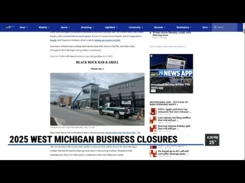 2025 West Michigan business closures