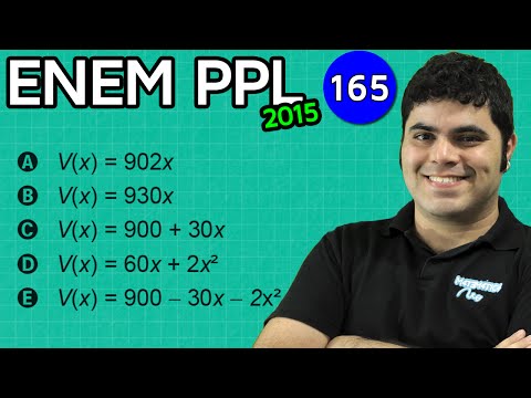 ENEM PPL 2015 Mathematics #30 - Deducing the Formation Law of the Quadratic Function
