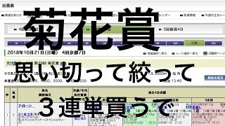菊花賞　２０１８予想