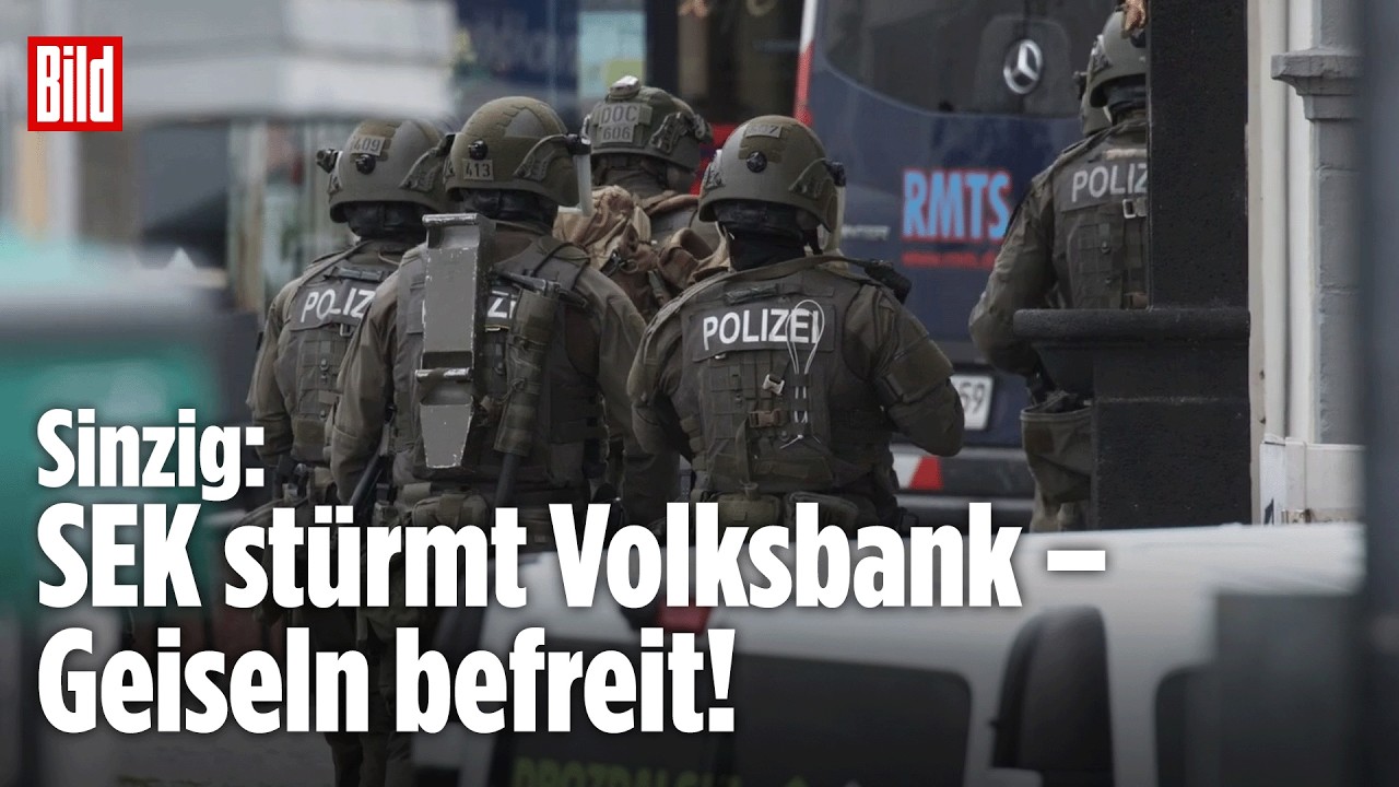 SEK im Einsatz: Geiseln wurden befreit! – Täter weiterhin auf der Flucht!