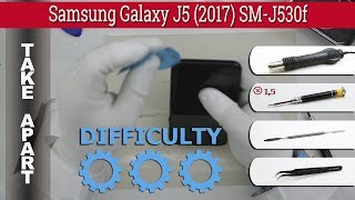 How to disassemble 📱 Samsung Galaxy J5 (2017) SM-J530 Take apart Tutorial