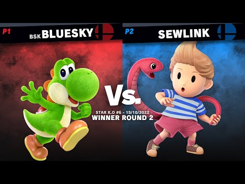 SewLink (Lucas) vs Bluesky (Yoshi) - Star KO #6 winner round 2 game 2 - 15/10/2022