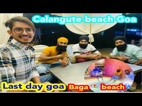 Baga Beach Goa Local Tour Aaj Shopping 🛍 Kari Aapaa Calangute Beach Te  🏝