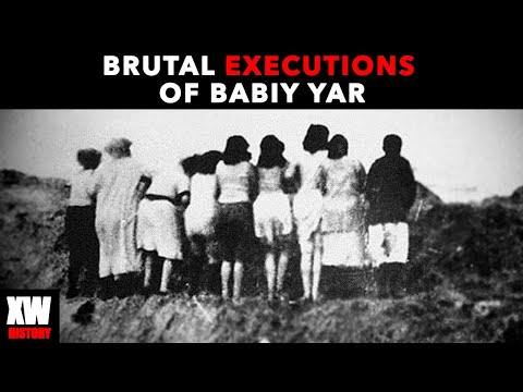 UNDRESSED AND MURDERED - Merciless Nazi Tiran Blobel - Brutal executions of Babiy Yar  - WW2