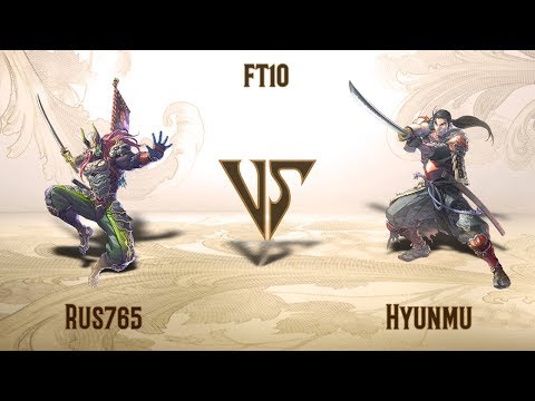 Rus765 (Yoshimitsu) VS Hyunmu (Mitsurugi) - FT10 (12.02.2019)
