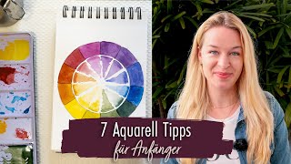 7 Aquarell Tipps für Anfänger + Geschenk 🎁