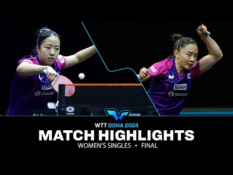 Shin Yubin vs Jeon Jihee | WS Final | WTT Contender Doha 2024