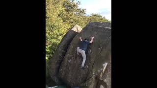 Video thumbnail of Honorary Caley, 7a. Peak District