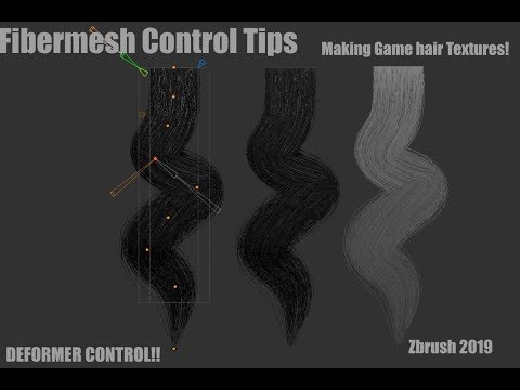 Zbrush 2019 Fibermesh control Additional Tips and tricks