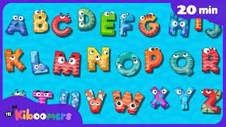 The Ultimate Phonics Alphabet Songs Compilation for Parents &amp; Teachers | 20+ Min | The Kiboomers
