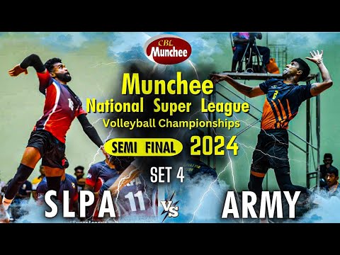 SLPA Fights Back! Set 4 Victory Over Army | 2024 Munchee National League Semi-Final Thriller