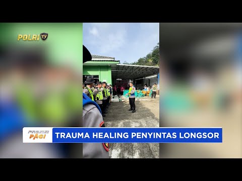 TIM PSIKOLOGI POLDA JATENG GELAR TRAUMA HEALING BAGI PENYINTAS LONGSOR BANJARNEGARA
