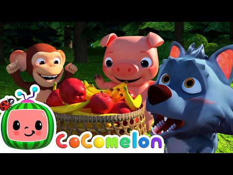 Apples and Bananas Song! | CoComelon Furry Friends | Animals for Kids