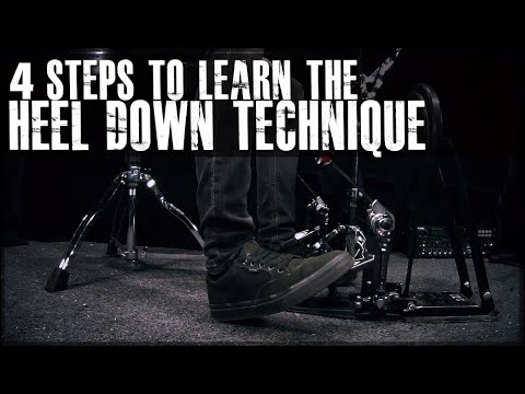 4 Steps To Learn And Improve The Heel Down Bass Drum Technique - James Payne