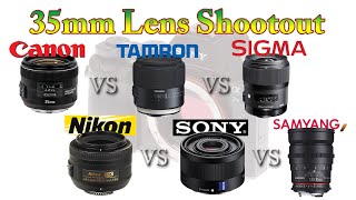 Sony a7s + Six FF 35mm lenses MEGA SHOOTOUT!!