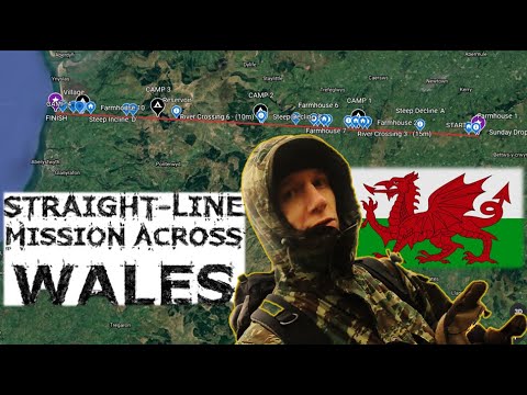 I tried to walk across Wales in a completely straight line, inspired by 'GeoWizard'