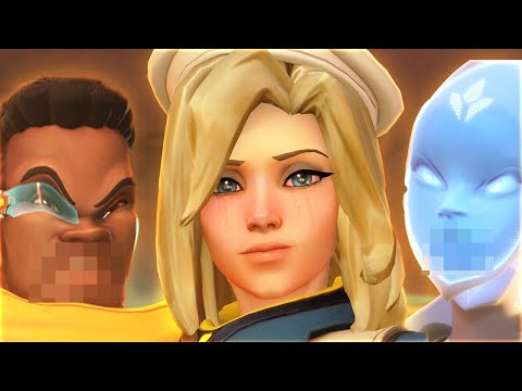 TOXIC TEAMMATES FLAME T500 MERCY MAIN?! - Overwatch