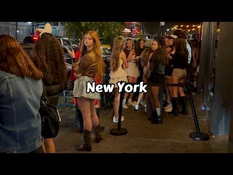 Nightlife In New York City 4k Night Time Places To Visit