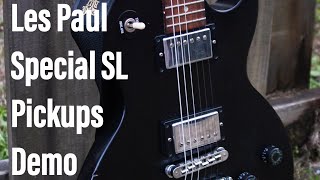 Video thumbnail for Gibson Les Paul Special SL Pickups Demo (No Commentary) by Joey the Guitar Player