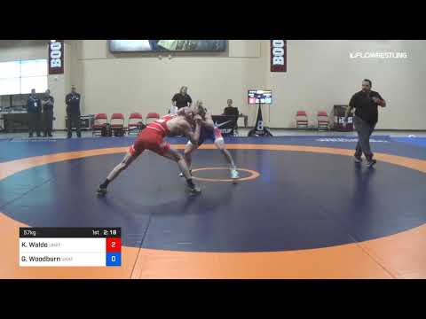 57 Kg Cons 16 2 Kyle Waldo Unattached Vs Gunnar Woodburn Unattached