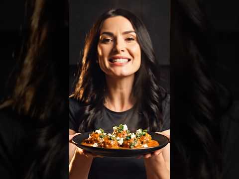 Ćufte u sosu od pečene paprike i feta sira napravi ručak za 30 minuta 🌶️🧀