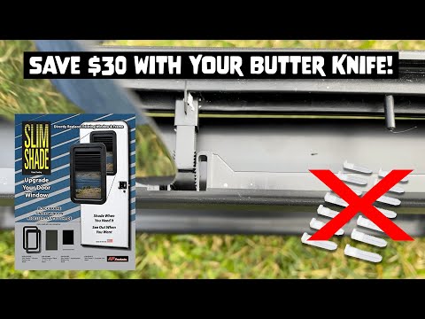 Remove Lippert Screwless Window without Keys and AP Slim Shade Installation
