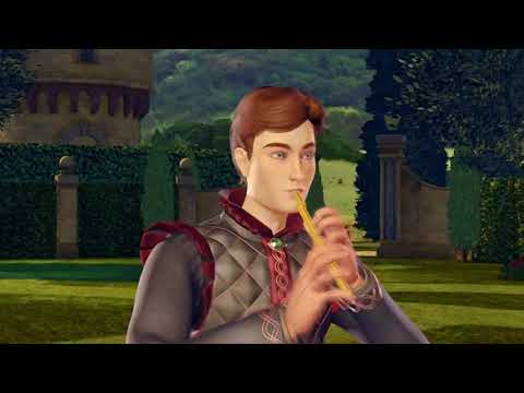 Derek toca uma canção pras princesas | Barbie e as 12 Princesas Bailarinas (2006) | CENAS