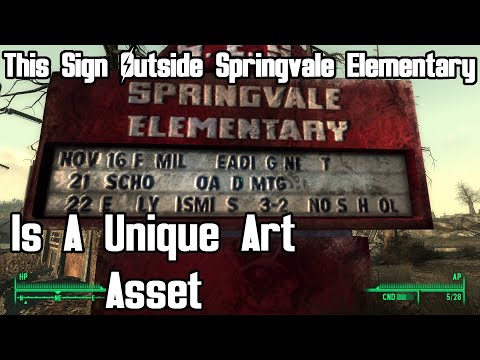 This Sign Outside Springvale Elementary Is A Unique Art Asset