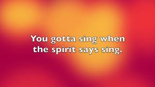 You Gotta Sing - The Music Connection Lyric Video