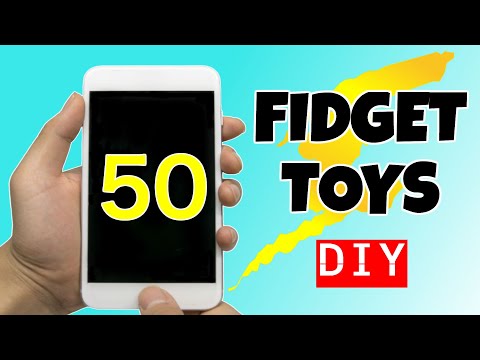 50 AWESOME DIY FIDGET TOYS you have to make - EASY TOYS FOR KIDS TO MAKE - HOMEMADE STRESS RELIEVERS
