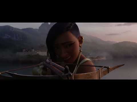 Raya and the Last Dragon (2021) Namaari shoots Sisu