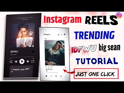Instagram Trending Video Editing | idfwu Video Editing | Capcut New Template Editing