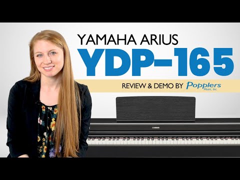 Yamaha ARIUS YDP-165 | Full Piano Overview with Playing Demonstration by Jenna from Popplers Music