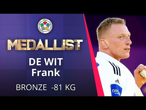 DE WIT Frank Bronze medal Judo World Judo Championships Seniors Hungary 2021