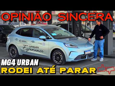 Quantos km faz o MG4 Urban? Teste de autonomia. Rodei até quase ACABAR A BATERIA! É bom para viagem?