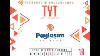 PAYLAŞIM YAYINLARI TYT-1 GEOMETRİ ÇÖZÜMLERİ 2026-9*