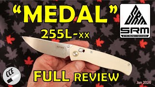SRM Knives "MEDAL" 255L-xx #knifereview #pocketknife