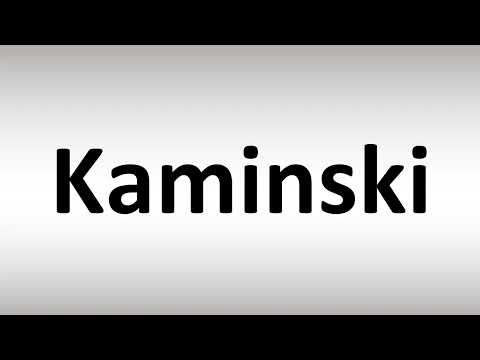 How to Pronounce Kaminski