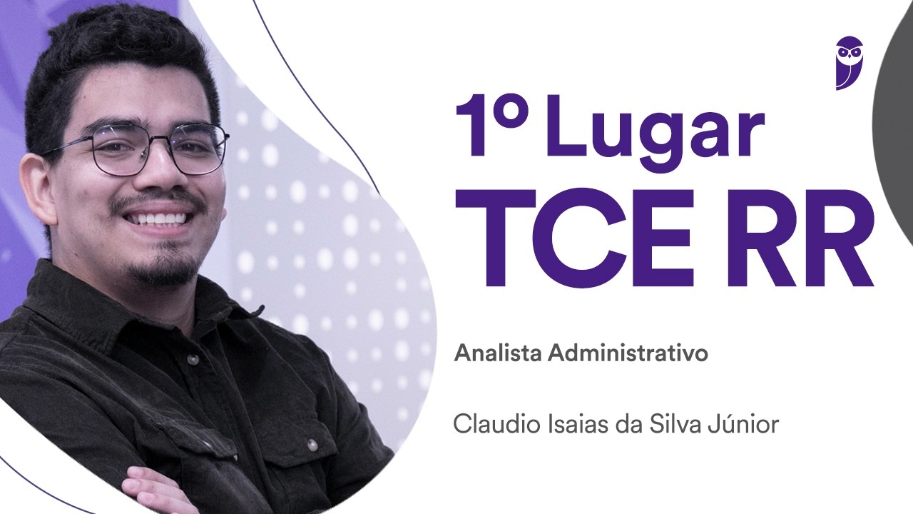 Baile dos Primeiros: Claudio Silva Júnior, 1º lugar para TI - Desenvolvimento de Sistemas no TCE RR