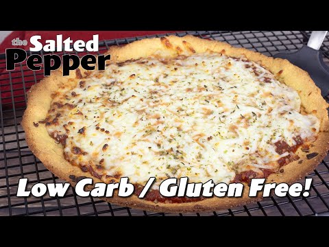 Crispy Keto Pizza ~ Perfect for making ahead and freezing!