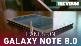 Video thumbnail for Samsung Galaxy Note 8.0 hands-on demo by The Verge