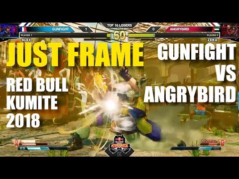 Just Frame Analysis! - Red Bull Kumite 2018 - Gunfight (Alex) vs AngryBird (Zeku)