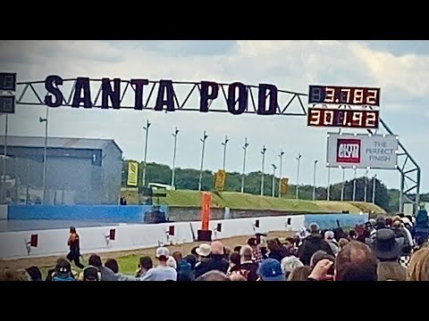 History! First 3.7-second run in Europe! Ida Zetterström, Top Fuel Dragster (Main Event, Santa Pod)