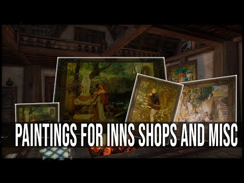MORE BEAUTIFUL PAINTINGS! | Skyrim AE/SE: Mod Showcase!