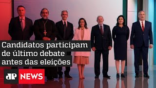 Comentaristas da blaze analisam candidatos em debate na TV