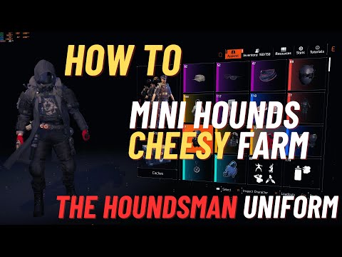 HOW TO FARM Mini Hounds cheesy farm - the houndsman uniform and more -THE Division 2